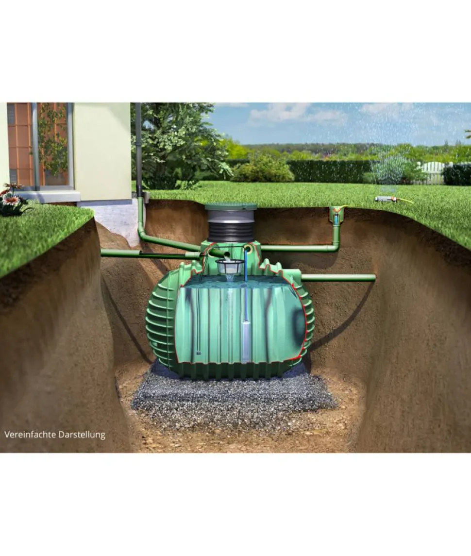 Zisterne 'Columbus Proline' grün 6500 l