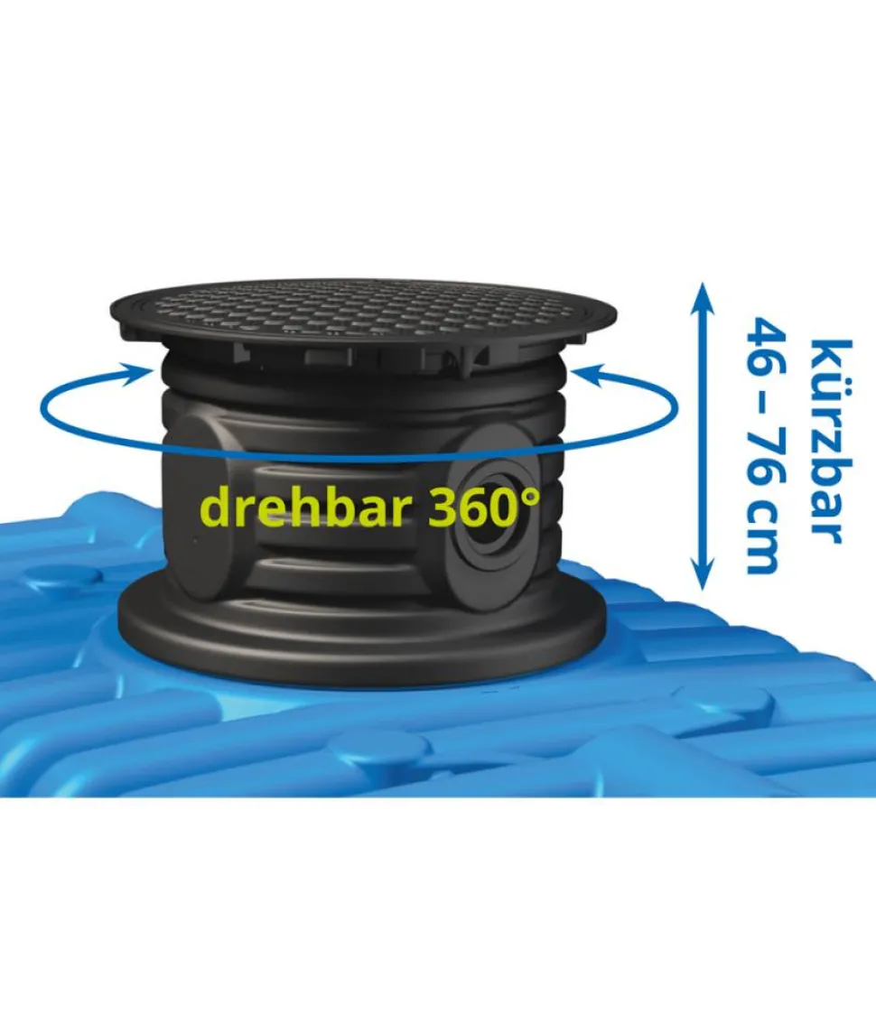 Zisterne 'Flat XL' blau 14000 l