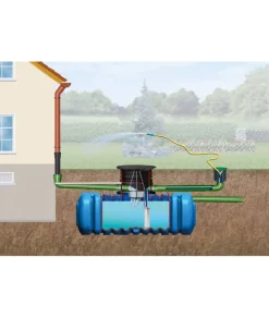 Zisterne 'Garten-Comfort Flat L' blau 10000 l