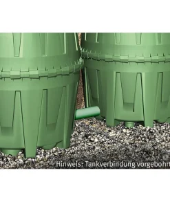 Zisterne Herkules 'Komplettpaket Garten' grün 4800 l