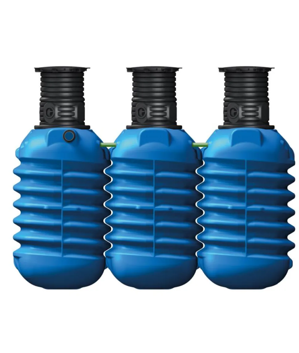Zisterne Modularis 'Haus-Premium' blau 7500 l 3 Stück
