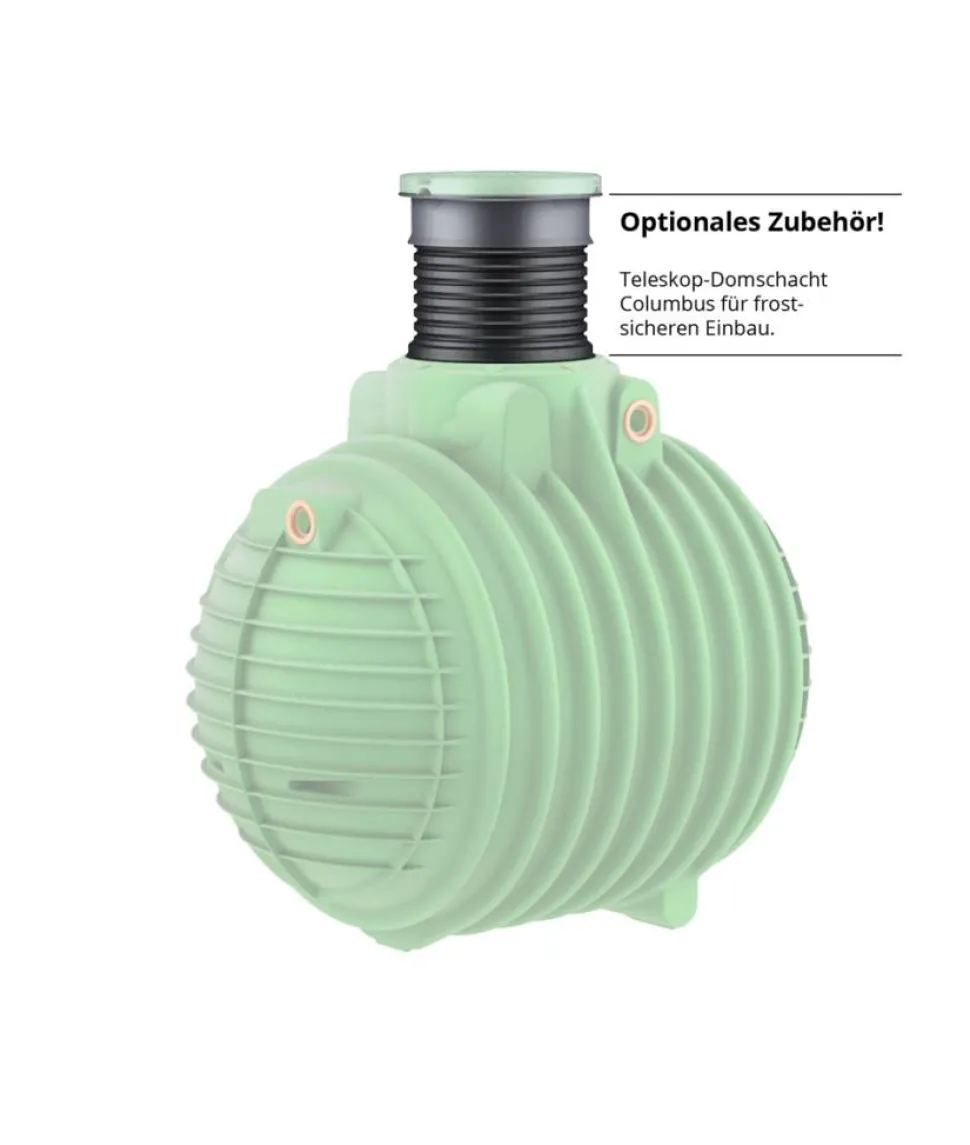 Zisterne 'PROline Columbus' grün 3700 l