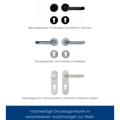 ZK-Innentür-Element Anschlag links verzinkt 75 x 200 cm