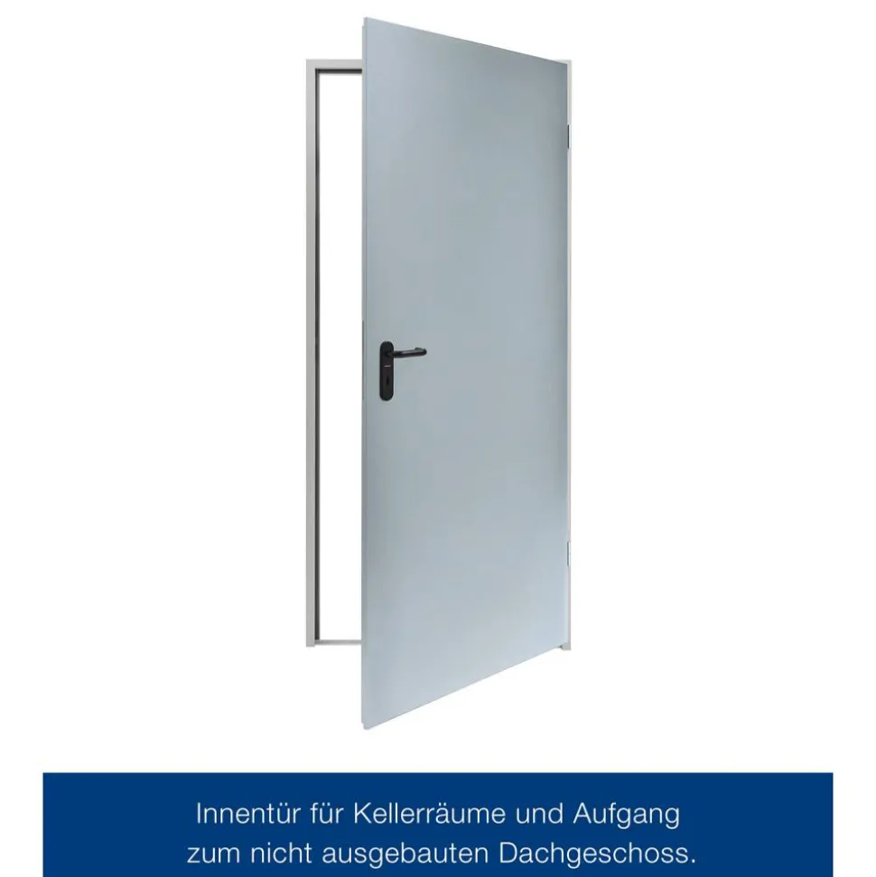 ZK-Innentür-Element Anschlag rechts verzinkt 87,5 x 187,5 cm