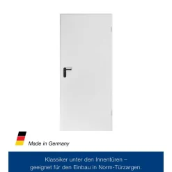 ZK-Innentür-Element Anschlag rechts weiß 100 x 200 cm