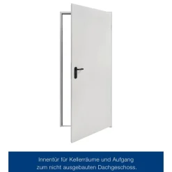 ZK-Innentür-Element Anschlag rechts weiß 87,5 x 187,5 cm