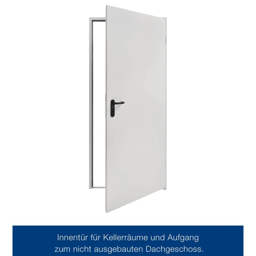 ZK-Innentür-Element Anschlag rechts weiß 87,5 x 187,5 cm
