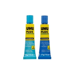 Zweikomponentenkleber 2-K-Epoxitkleber 'schnellfest' transparent 2 x 15 ml