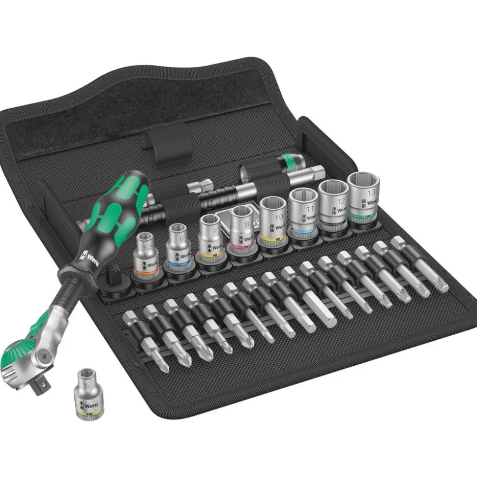 Zyklop-Knarrenschlüssel 1/4" Speed 8100 SA 6 SB 28-teilig